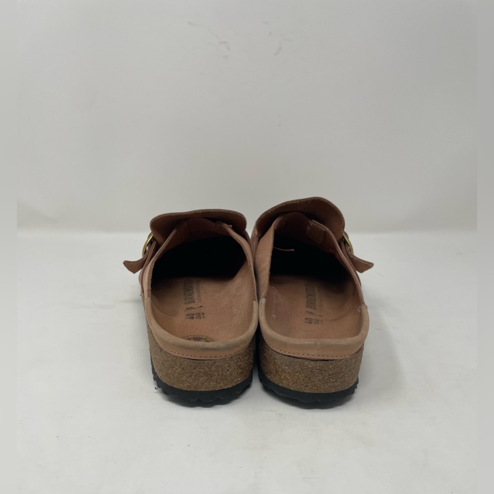 Birkenstock Women Leather Buckley Clog Mules Shoes Size 40 - Picture 6 of 9